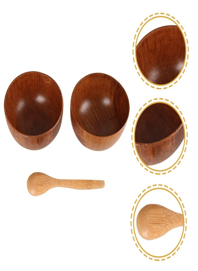 INOOMP Wooden Scooping Toy with 2 Bowls and Spoon Preschool Plaything for Toddlers Ages 1-3 Enhances Hand-Eye Coordination and Sensory Skills Montessori Kitchen Utensils Toy - Image 4