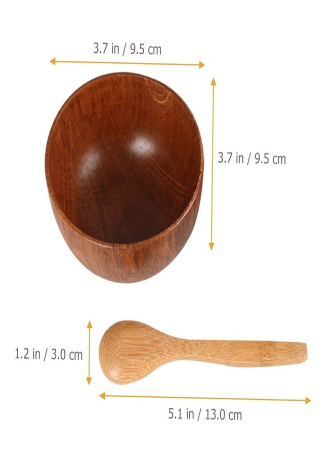 INOOMP Wooden Scooping Toy with 2 Bowls and Spoon Preschool Plaything for Toddlers Ages 1-3 Enhances Hand-Eye Coordination and Sensory Skills Montessori Kitchen Utensils Toy - Image 3