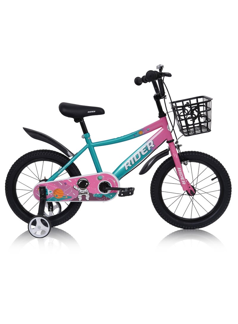 Vego Elgo Mountain Bike || 16 Inch Wheel Size||For Unisex Kids || Adjustable Seat || Rider 100% Assembled || Pink - Image 1