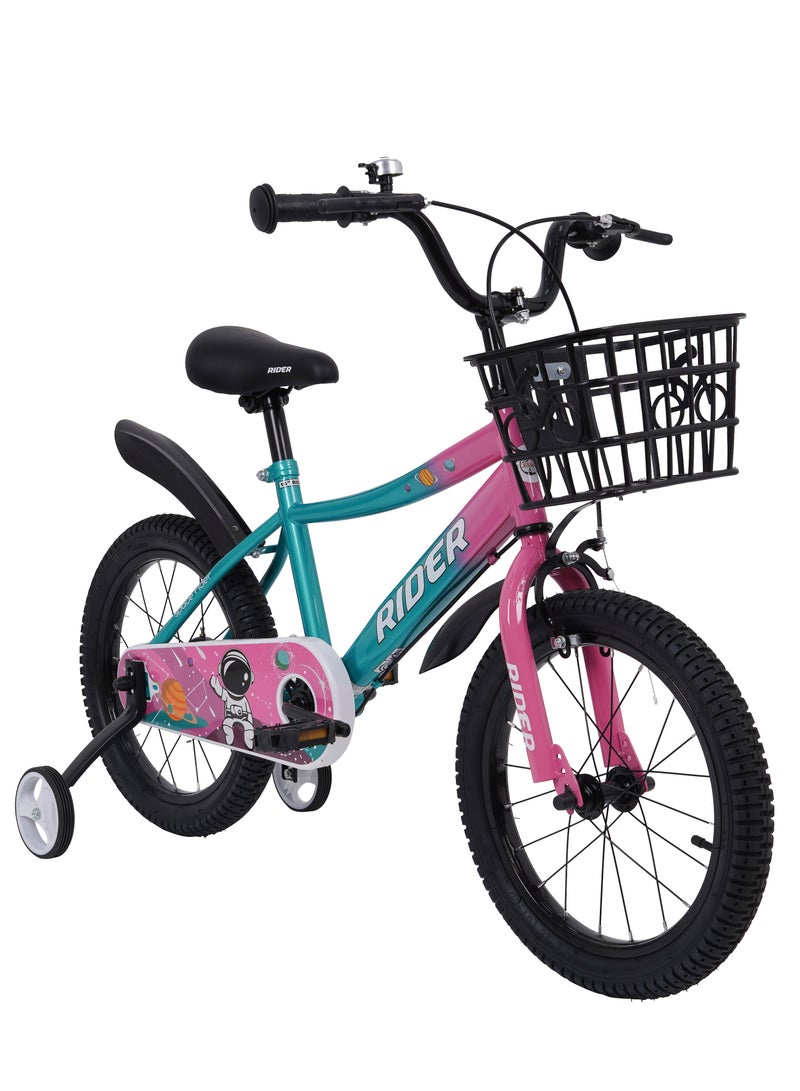 Vego Elgo Mountain Bike || 16 Inch Wheel Size||For Unisex Kids || Adjustable Seat || Rider 100% Assembled || Pink - Image 2