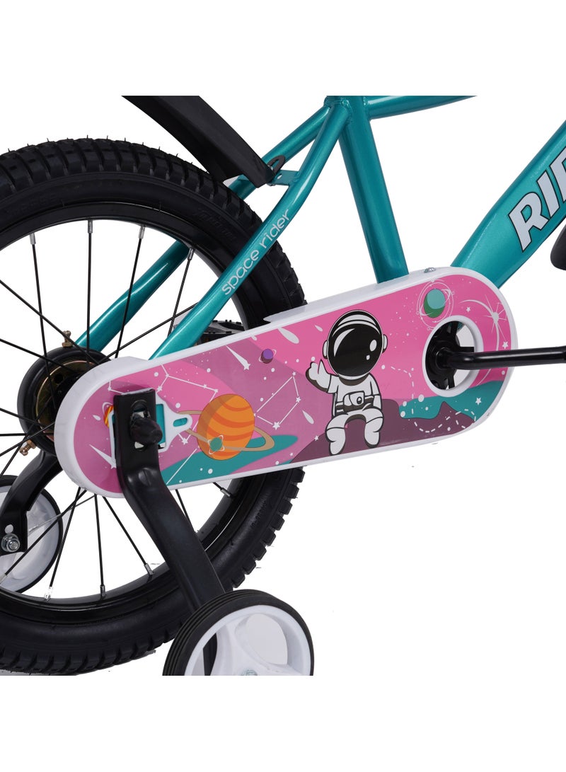 Vego Elgo Mountain Bike || 16 Inch Wheel Size||For Unisex Kids || Adjustable Seat || Rider 100% Assembled || Pink - Image 3