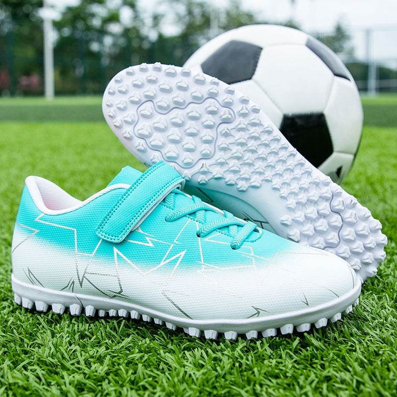 2023 Kids Soccer Cleats Boys Girls Youth AG Sports Shoes Moonlight 