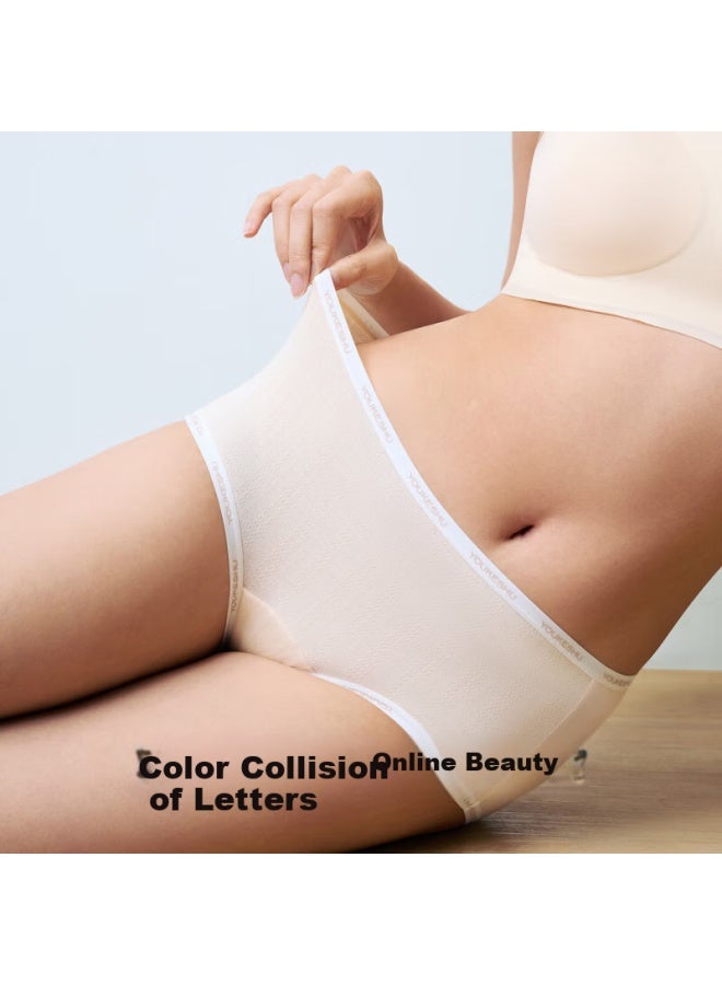Youkeshu class A Baby Cotton Underwear For Girls 10a Antibacterial Mite-proof Mulberry Silk Extended Crotch Seamless Triangle Panties - Image 3