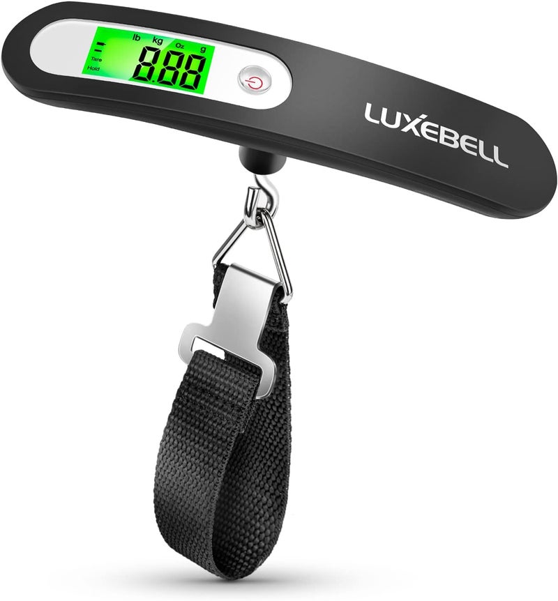 LUXEBELL Digital Luggage Scale Vacation Travel Essentials Accessories Gifts for Traveler Portable Suitcase Handheld Weight Scale 110 lbs Hanging Baggage Travel Must Haves - Image 1