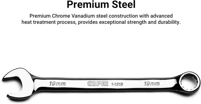 Capri Tools 20 mm Combination Wrench, 12 Point, Metric (1-1320) - Image 3