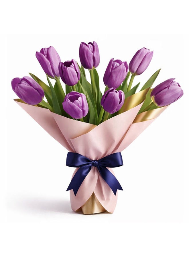 Tulips, Purple - 12 Stems, Netherlands