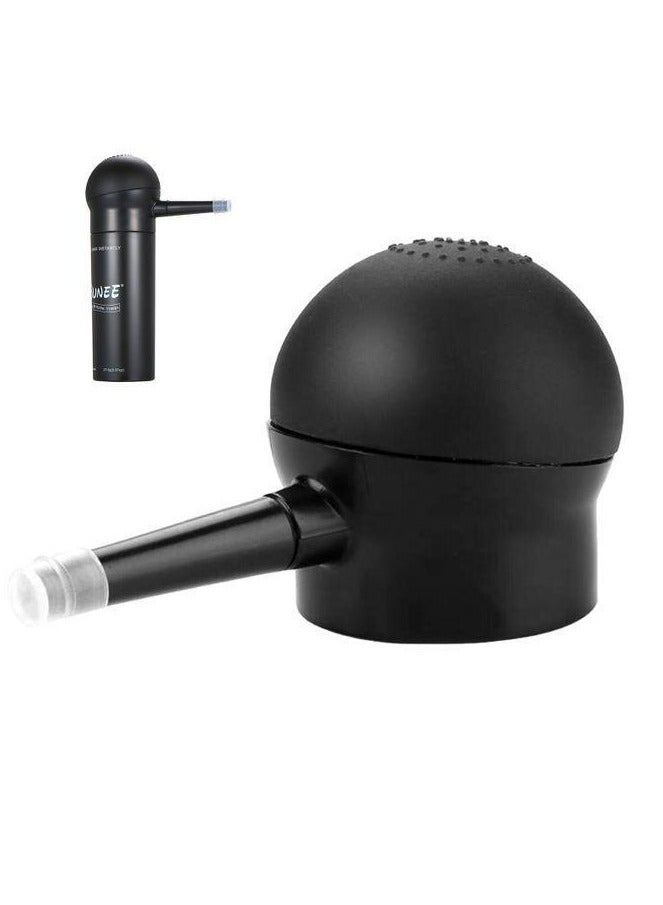 Applicator Pump Black Sprayer For Hair Building Fiber Hair Loss - Image 2