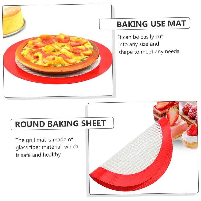 Heat Resistant Reusable Non Stick BBQ Grill Mat For Steak Seafood Vegetables Pizza - Image 5
