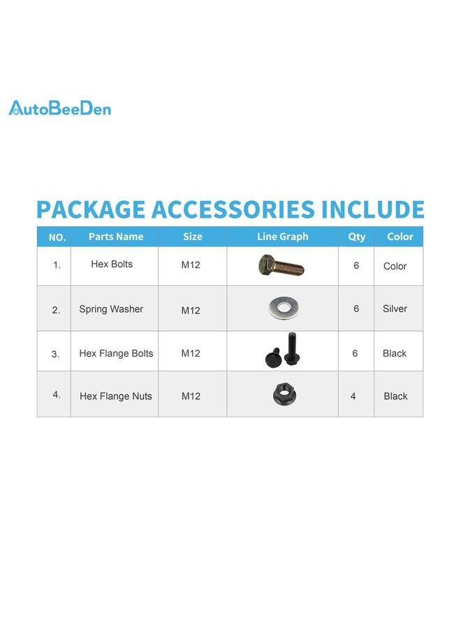 AutoBeeDen Class 3 Trailer Hitch, 2-Inch Receiver, Compatible with Hyundai Santa Fe and Kia Sorento, 2021 2022 2023 2024 2025 - Image 5