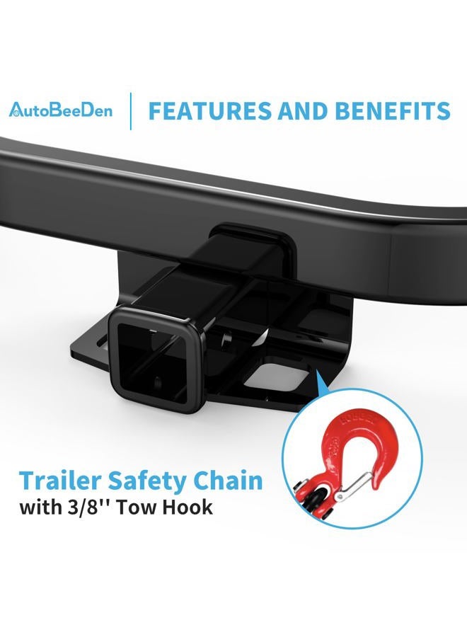 AutoBeeDen Class 3 Trailer Hitch, 2-Inch Receiver, Compatible with Hyundai Santa Fe and Kia Sorento, 2021 2022 2023 2024 2025 - Image 4