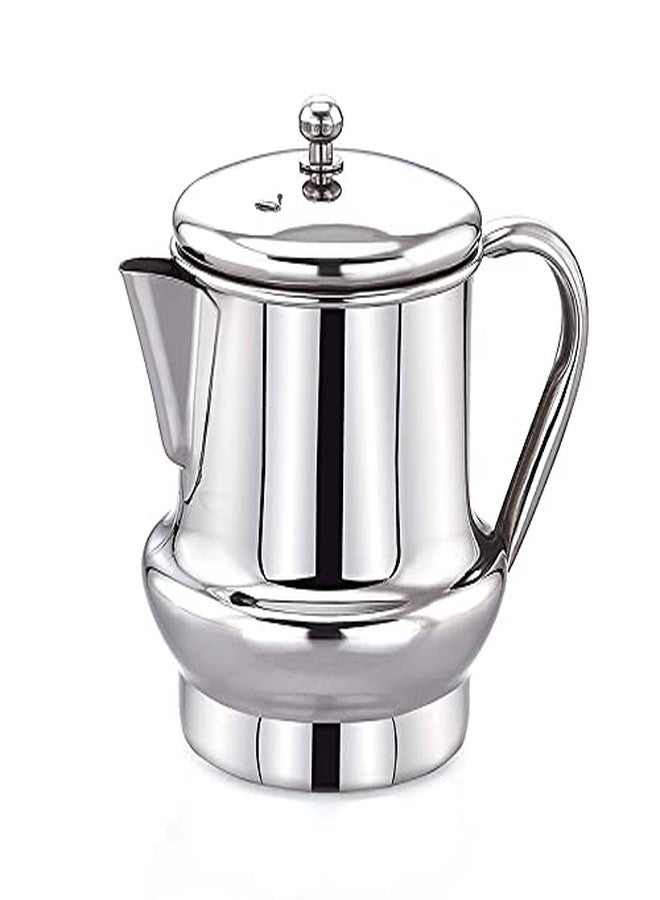 Expresso Stunning Classy Hand-Polished Stainless Steel Teapot with Lid, 250 ml - Image 1