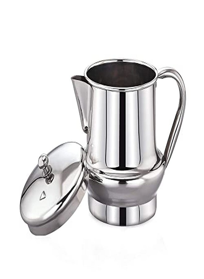 Expresso Stunning Classy Hand-Polished Stainless Steel Teapot with Lid, 250 ml - Image 2
