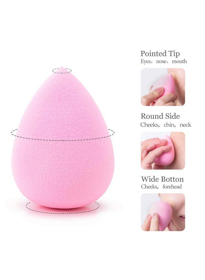 COSLUXE Professional 8 In 1 Makeup Sponge Multicolour, Cotton Pad Applicator Foundation Makeup Blender Powder Buff Sponge Cosmetic Puff Women'S & Girls Cosmetic Makeup Beauty (Pack Of 1) - Image 5