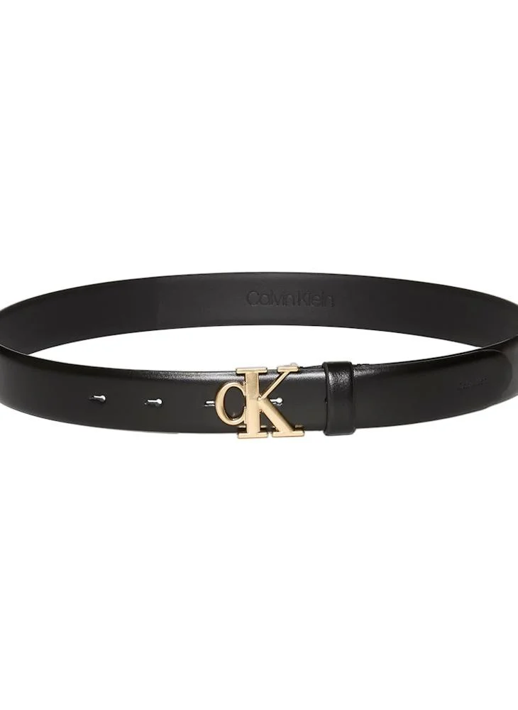 CALVIN KLEIN Logo Allocated Hole Belt