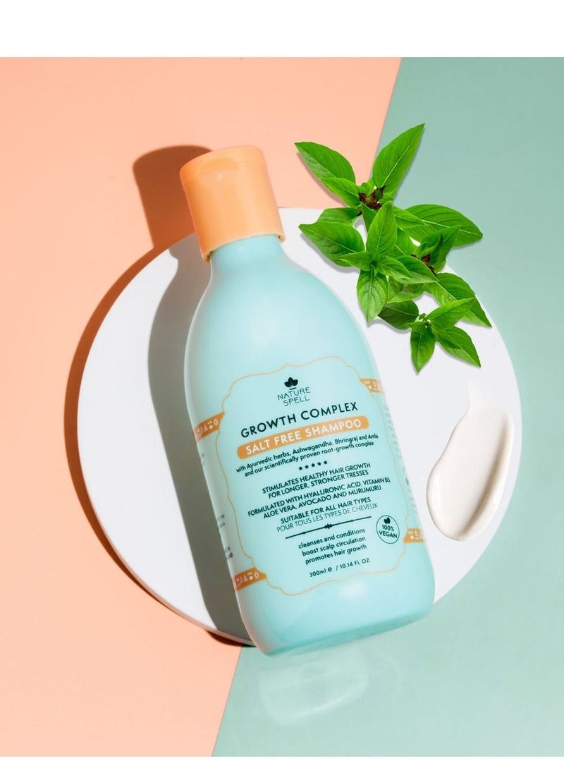 Nature Spell Ayurvedic Hair Growth Shampoo Sulphate Free and Paratine Free 300ml  - Image 3