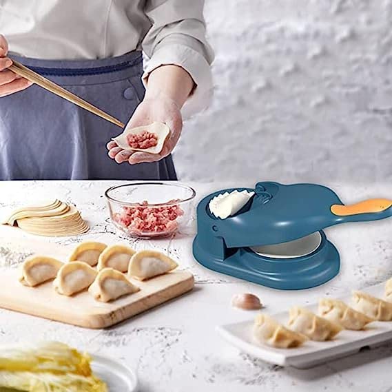 PRABODH Mini Puri Maker Press Ghughra Momos Maker Machine Press Puri Maker Press Dough Presser Tool Momo Puri Machine For Multi Purpose Use MULATI COLOR PACK OF 1 - Image 4