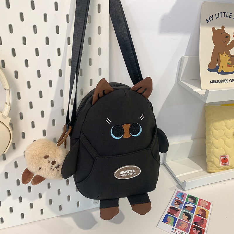 Small Bag Female Cute Funny Student Shoulder Bag Japanese Ins Cute Girl All-Match Crossbody Bag Mobile Phone Bag - Image 1