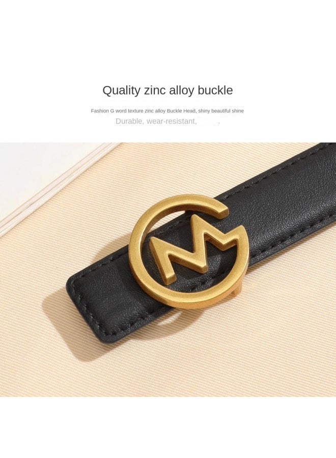 جولف 【Top Grain Leather】 حزام نسائي عصري ومتعدد الاستخدامات للجينز والفستان والتنورة - إكسسوار فاخر - Image 5