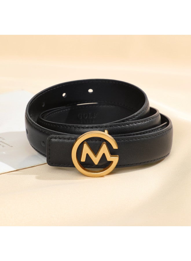 جولف 【Top Grain Leather】 حزام نسائي عصري ومتعدد الاستخدامات للجينز والفستان والتنورة - إكسسوار فاخر - Image 2