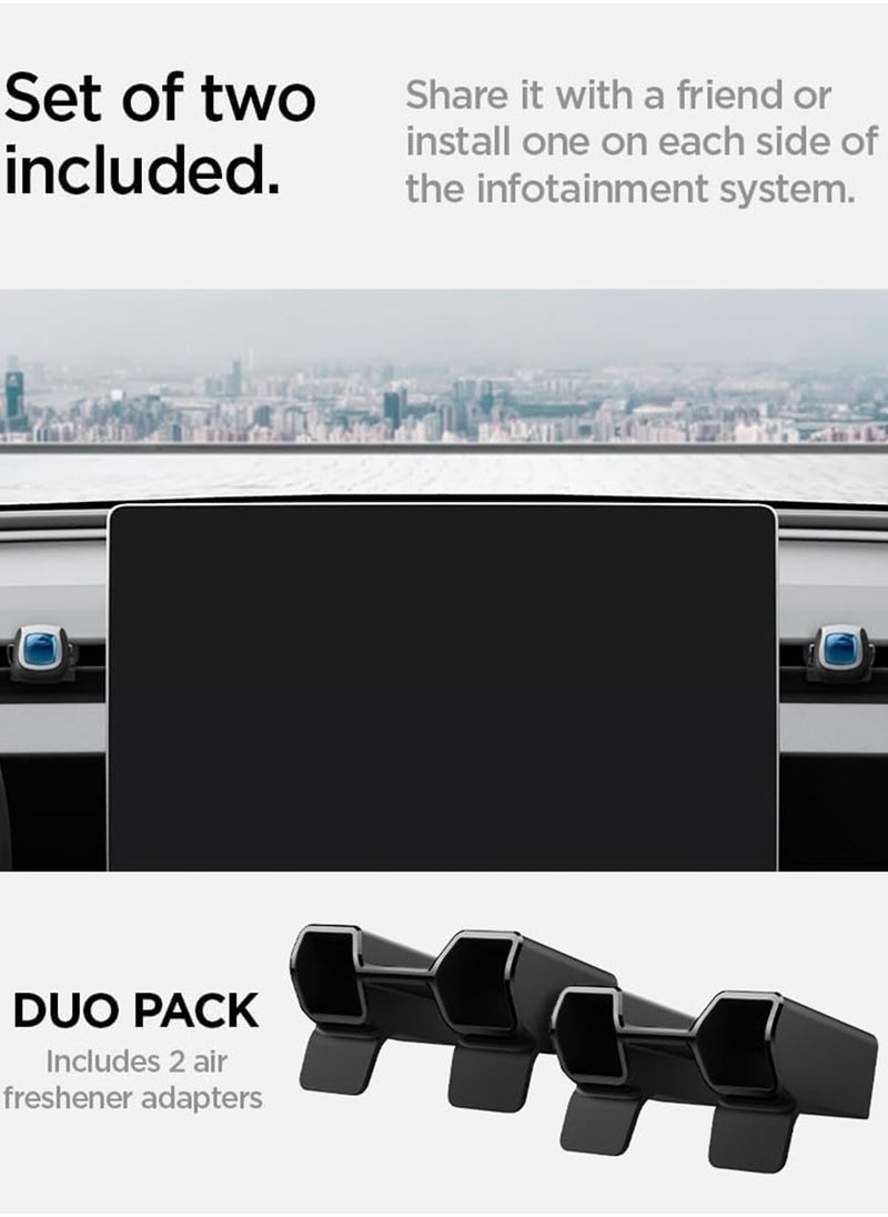 Spigen - Car Vent Air Freshener Adapter for Tesla Model 3 2025 / 2024  Air Vent (Air Freshener Not included) - 2 Pack - Image 1