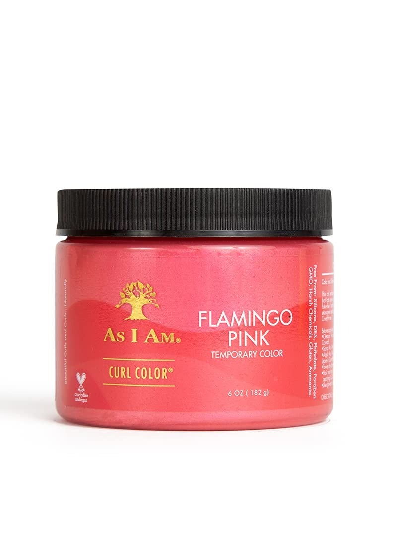 As I Am Curl Color - Flamingo Pink - 6 ounce - Color and Curling Gel - Temporary Color - Vegan and Cruelty Free  - Image 1