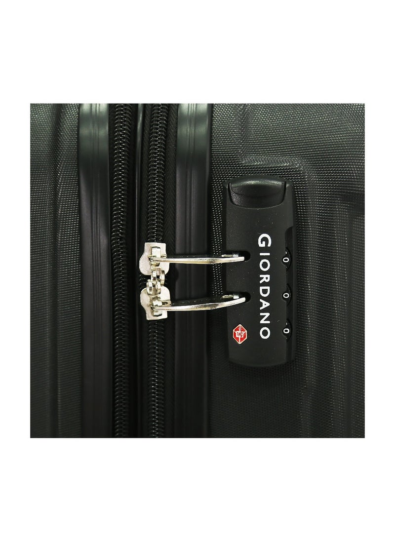 GIORDANO Giordano Hardshell 20-Inch Carry-On Trolley Bag,Black  - Image 4