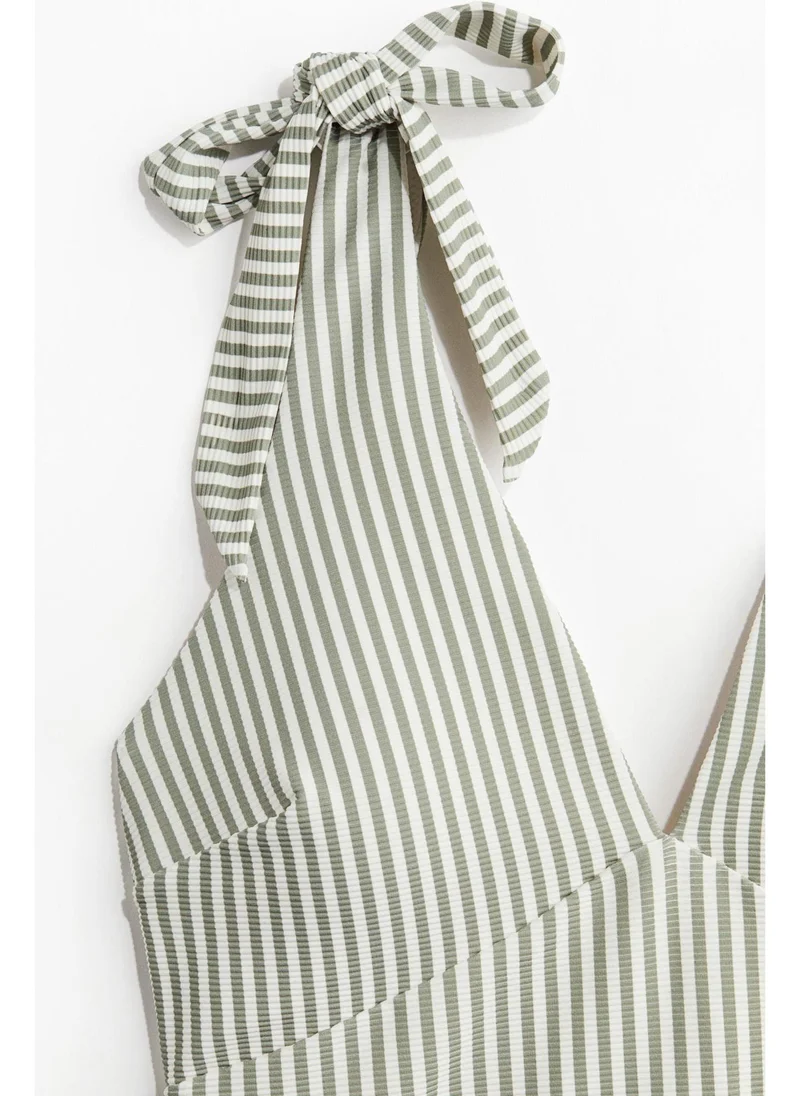 H&M Padded-cup High Leg swimsuit