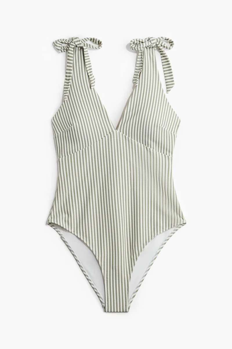 H&M Padded-cup High Leg swimsuit