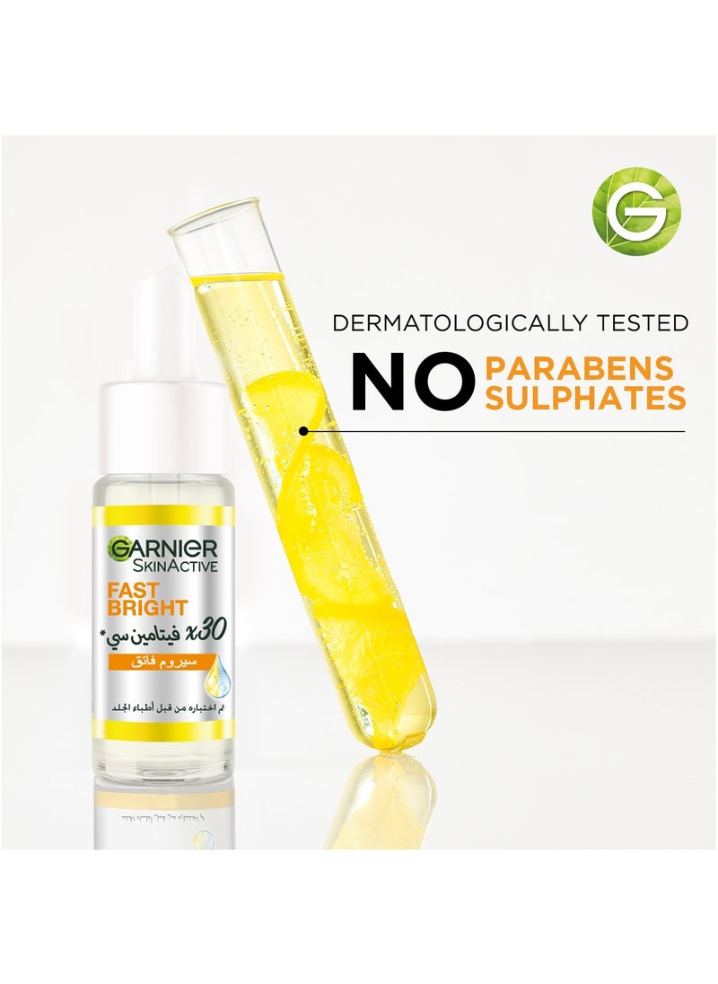 Garnier - Skinactive Fast Bright 30X Vitamin C & Niacinamide Anti Dark Spot Serum 15Ml - Image 1