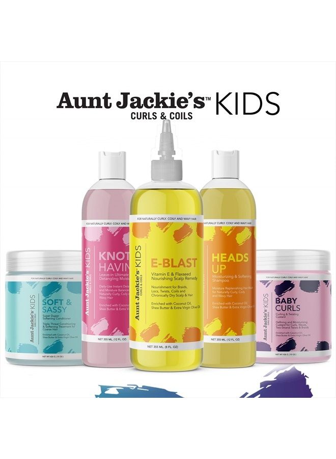Aunt Jackie's Kids Baby Curls, Moisture Rich Curling and Twisting Custard for Naturally Curly, Coily and Wavy Hair, 15 oz - Image 4
