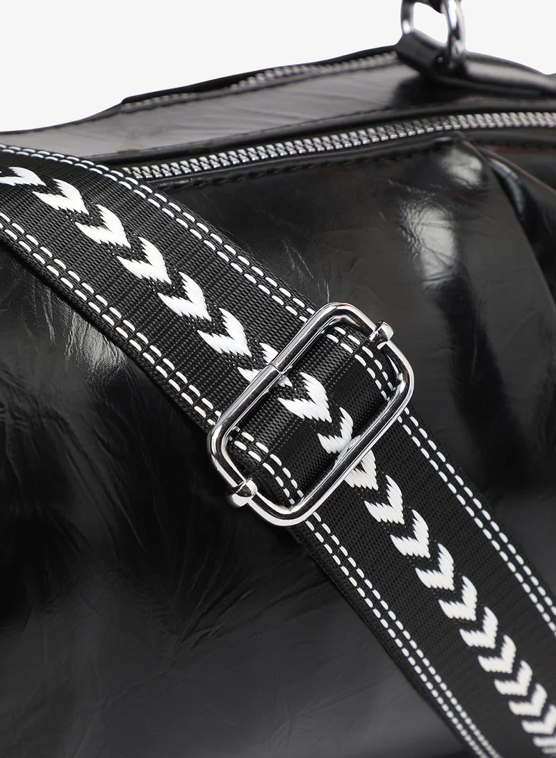 Haute Sauce  Solid Zip Lock Regular Vegan Leather Hand Bag For Women for Women | Best Price UAE