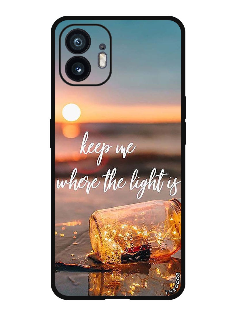 Theodor Protective Case Anti Scratch Shock Proof Bumper Cover For Nothing Phone (2) Keep Me Where The Light - Image 1