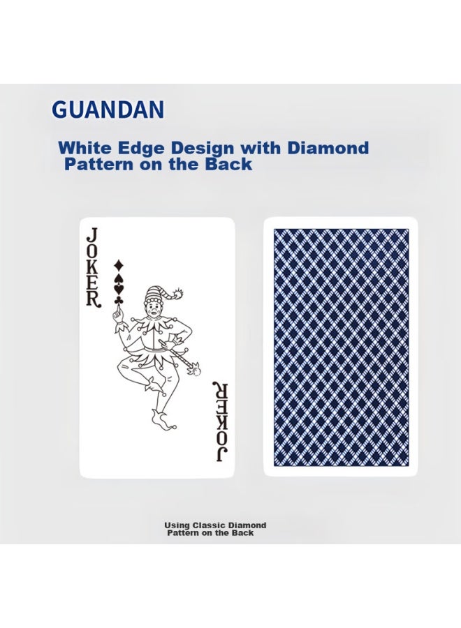 Dechen Guandan Special Playing Cards, Imported Black Core Guandan, Compeion-specific Double Decks, Long-lasting Durable Guandan, Large Print Playing Cards - Image 5