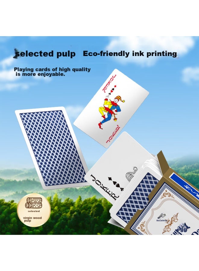 Dechen Guandan Special Playing Cards, Imported Black Core Guandan, Compeion-specific Double Decks, Long-lasting Durable Guandan, Large Print Playing Cards - Image 4