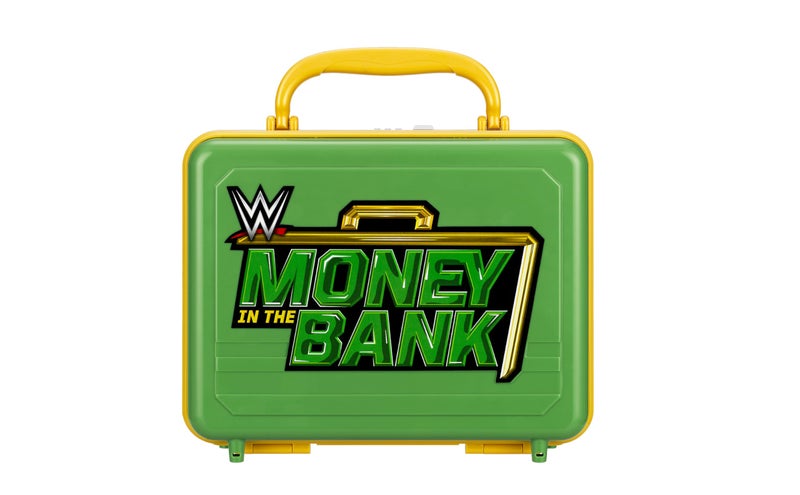 eKids WWE Money in The Bank Electronic Case for Kids, Money Box Includes Mechanical Lock and Sound Effects Featuring 11 WWE Superstars - Image 1