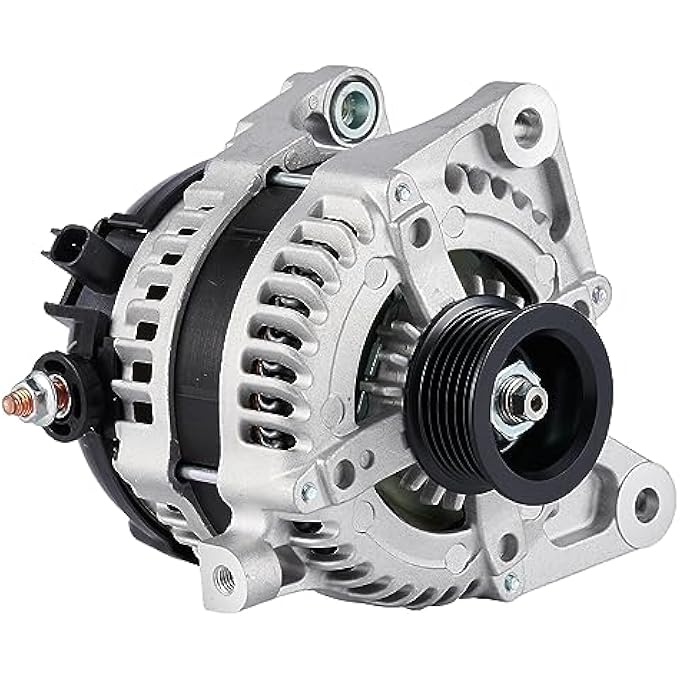 PDOK New Alternator 11295 Compatible with Chrysler Town & Country Van 3.3L 3.8L V6 2008-2010, Dodge Caravan 2008-2010, 04801304AA 04801304AC 4801304AA VND0502 400-52390R - Image 2
