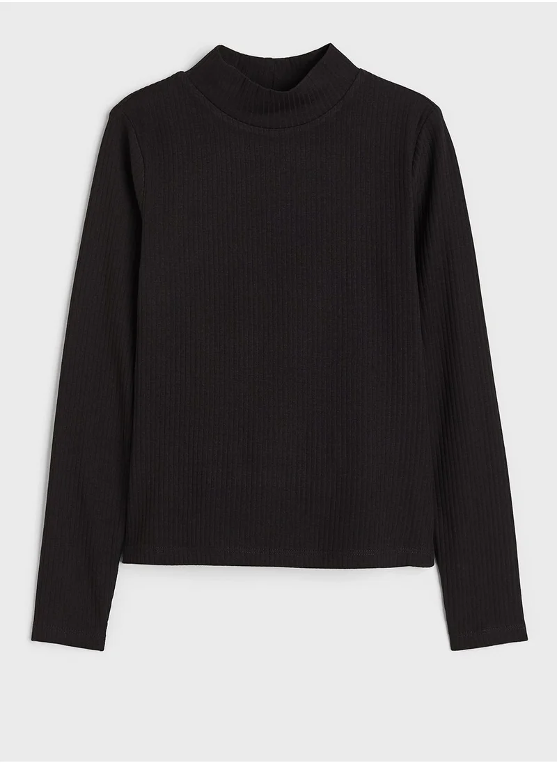 اتش اند ام Youth Essential Turtle Neck Top