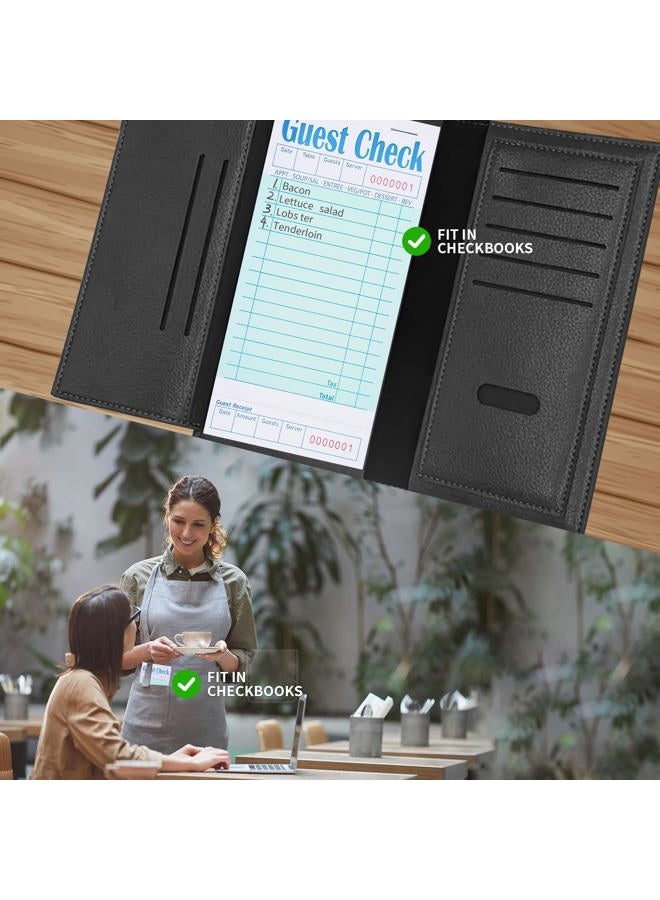 UZLU 60 Pack Guest Checks Books Bulk Server Note Pad Numbered Waitress Notepad for Restaurants White Food Receipt Book 3000 Total Double Sided Perforated Server Order Paper for Bars Cafes Restaurant Order - Image 5