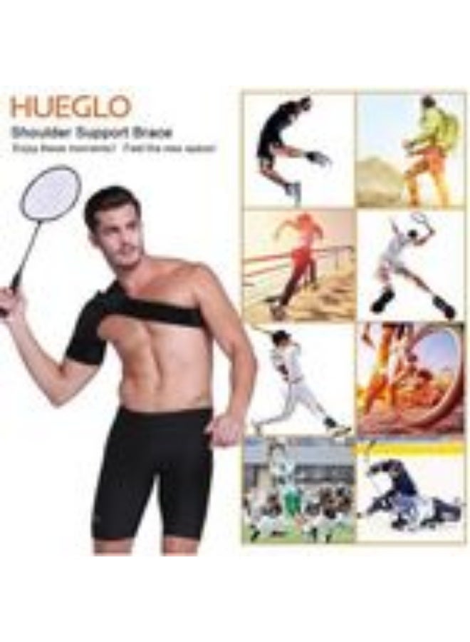 MAS Adjustable shoulder brace for joint support and pain relief – anti-slip and suitable for sports - Image 5