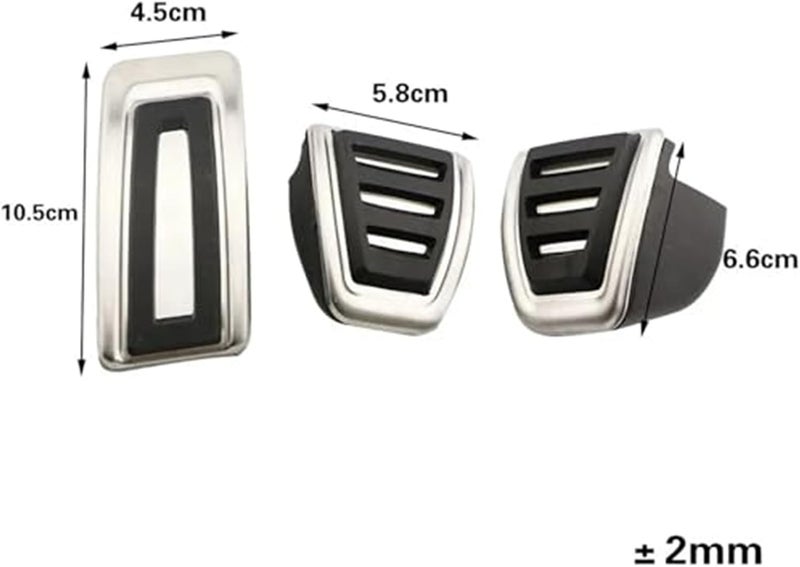 Vuzmode Pedal Pad Set for VW Models - Image 3