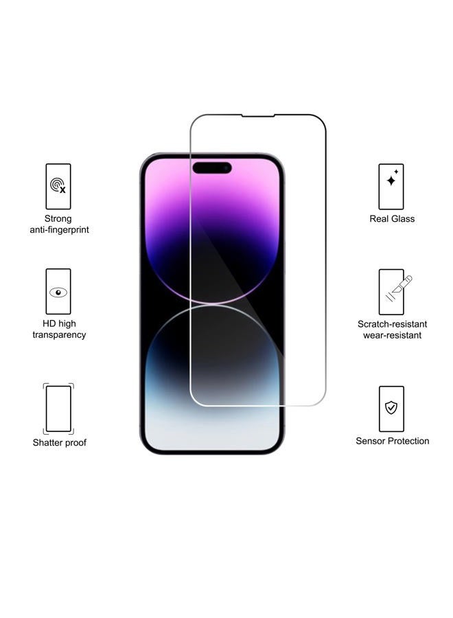 Ailun Screen Protector for iPhone 14 Plus/iPhone 14 Pro Max [6.7 Inch] Display 3 Pack Tempered Glass, Sensor Protection, Dynamic Island Compatible, Case Friendly - Image 2