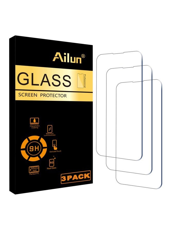 Ailun Screen Protector for iPhone 14 Plus/iPhone 14 Pro Max [6.7 Inch] Display 3 Pack Tempered Glass, Sensor Protection, Dynamic Island Compatible, Case Friendly - Image 1