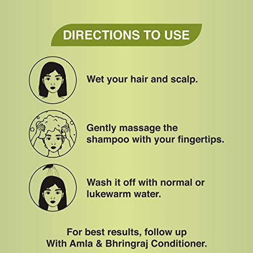 Khadi Veda Shampoo Amla Bhringraj for dry hair 200 ml - pack of 2. - Image 5