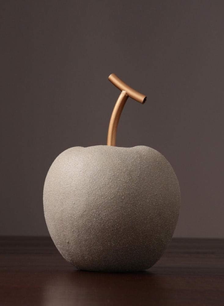 My Pumpkin Apple Ceramic Statue Art Sculpture for Modern Home Decor Collectible Figurine Table Decor-25 cm - Image 5