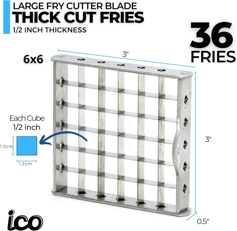 ICO Replacement Blades for Chip Cutter (Large Model with Pusher) - Image 3