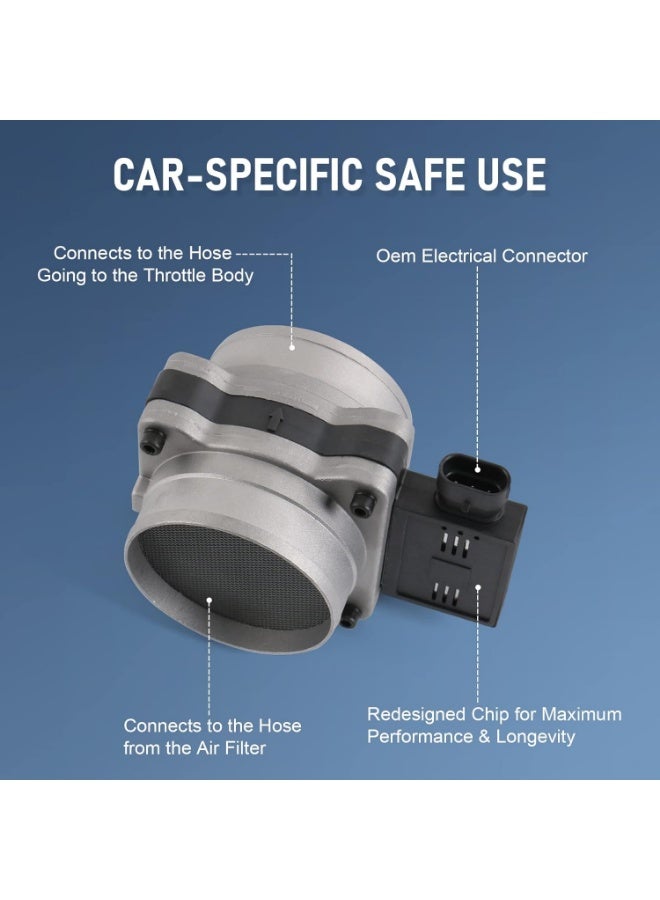 Mass Air Flow Sensor, Maf Sensor Compatible with Chevy Astro, Blazer, Impala, S10, Lumina - Gmc Jimmy, Sonoma - Buick Regal, Century, Rendezvous, Replaces 25008302, 2133458 - Image 5