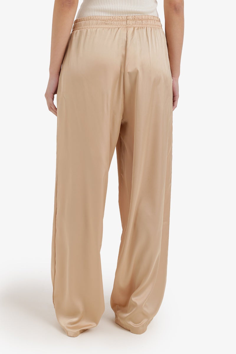 Carina Wide-Leg Satin Pants - Image 3