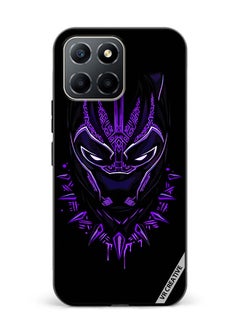 Protective Case Cover For Honor X6 Black Panther Design Multicolour