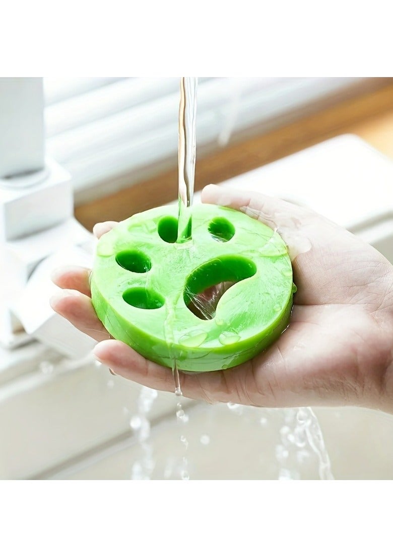 10pcs Pet Hair Remover, Washing Machine Accessory, Cat Dog Fur Lint Hair Remover, Clothes Dryer Reusable Cleaning, Laundry Dryer Catcher，For Laundry Clothes Carpet Bedding Car Seat - Image 3