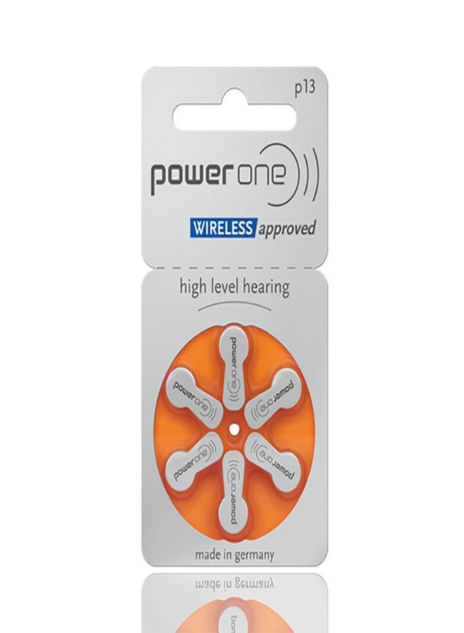 FCS Power One Size 13 Hearing Aid Batteries Zinc Air Mercury-Free (P13, 10 Strip Total 60 Batteries) - Image 2